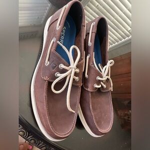 Men’s Dark Brown Sperry Topsiders 10.5